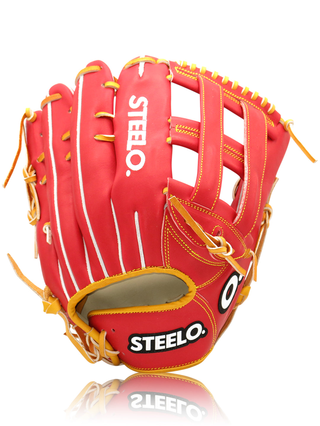 Red PRO HYDE™ Solo Welt Series Outfielder's Glove - 12.75 | STEELO