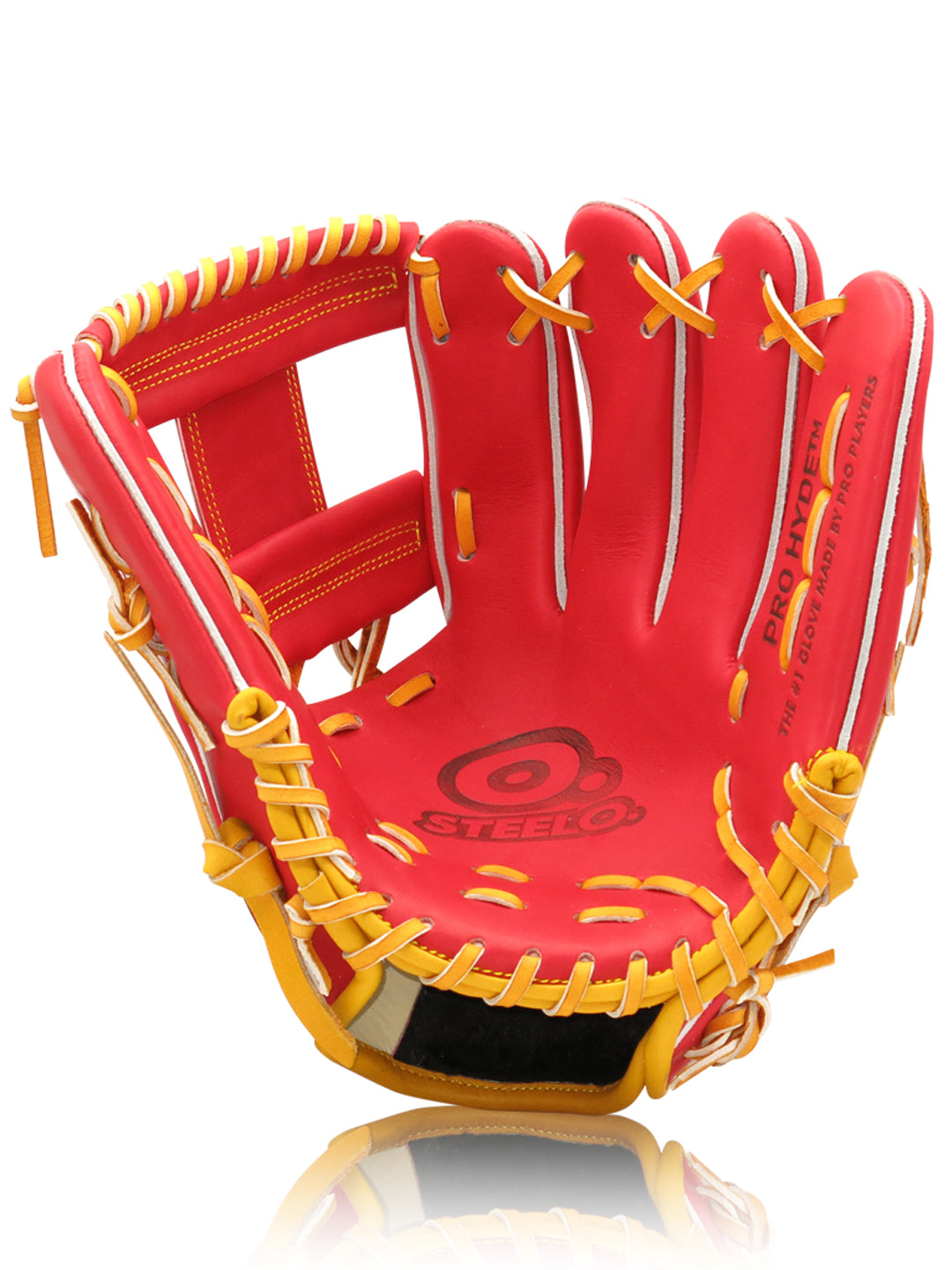 Red PRO HYDE™ Solo Welt Series Infielder's Glove - 11.50
