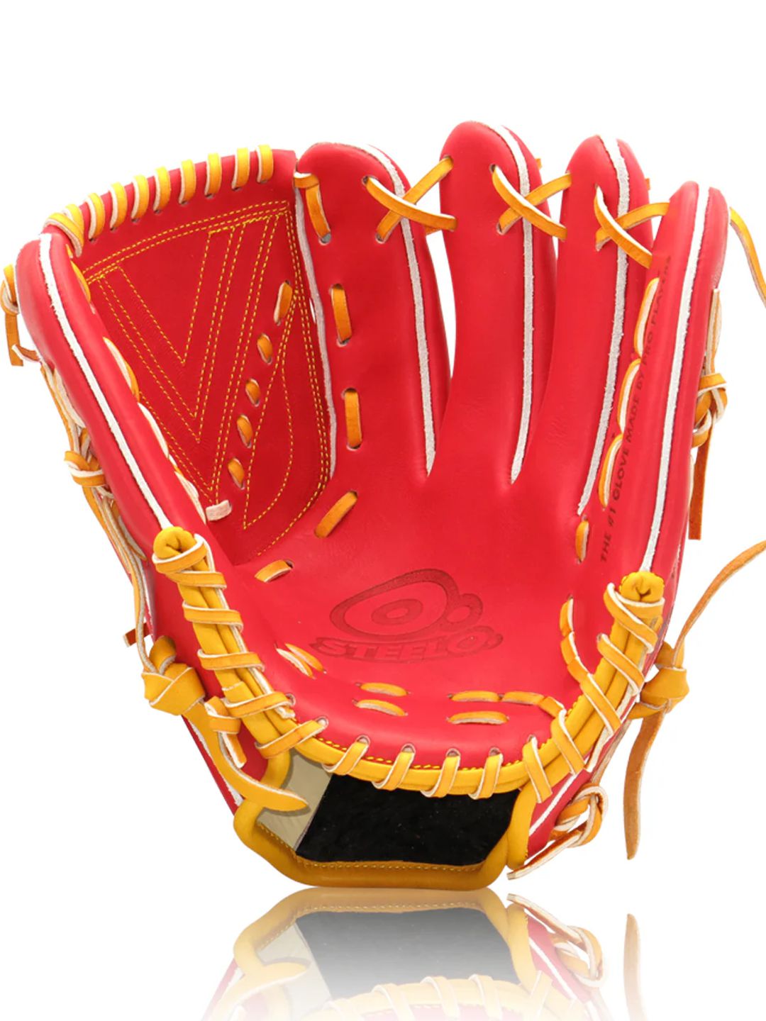 Red PRO HYDE™ Solo Welt Series Pitcher's Glove - 12.00 | STEELO