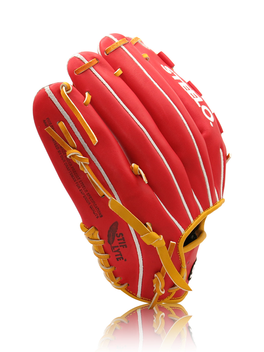 Red PRO HYDE™ Solo Welt Series Pitcher's Glove - 12.00 | STEELO