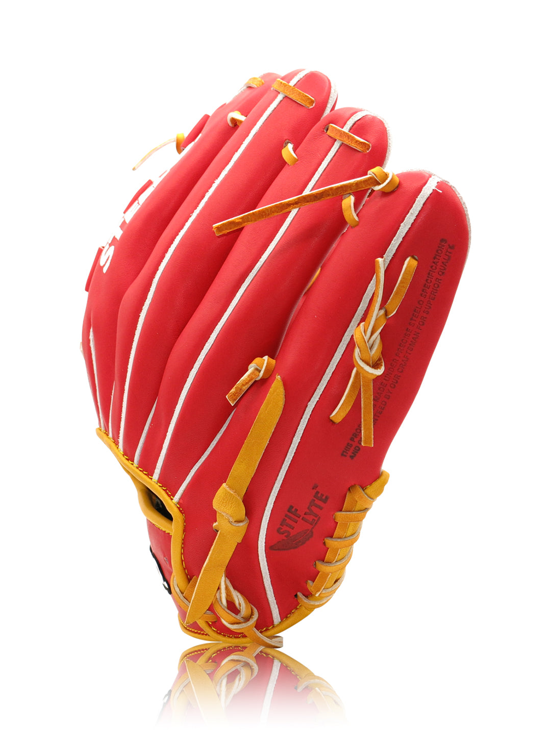 Red PRO HYDE™ Solo Welt Series Pitcher's Glove - 12.00 LHT