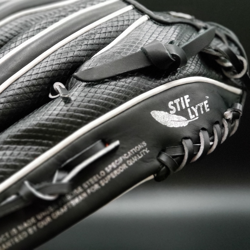Black PRO-LUX® Japan Wagyu Series Pitcher's Glove - 12.25